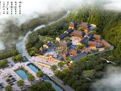 天津资教寺总体建筑规划方案图