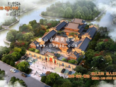天津天福寺重建规划效果图