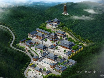 天津龙王寺古建规划设计布局图